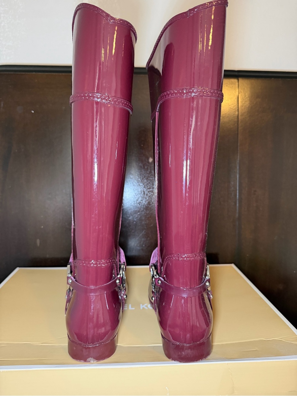 Michael Kors Fulton Harness Tall Rain Boots - Picture 8 of 10